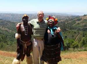 Scoutie with some Phezulu folk from the Gasa clan